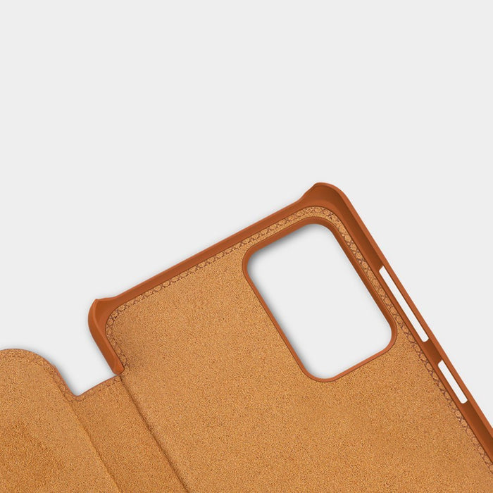 Nillkin Qin leather holster case for Samsung Galaxy A72 4G black - Cell phone cases and covers<<<HurtelXML
