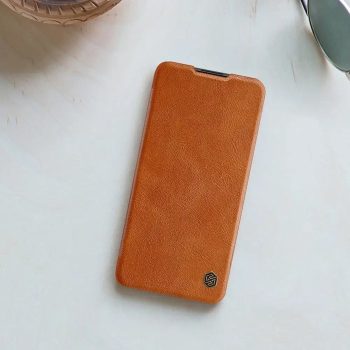 Nillkin Qin leather holster case for Xiaomi Redmi Note 9T 5G black - Cell phone cases and covers<<<HurtelXML
