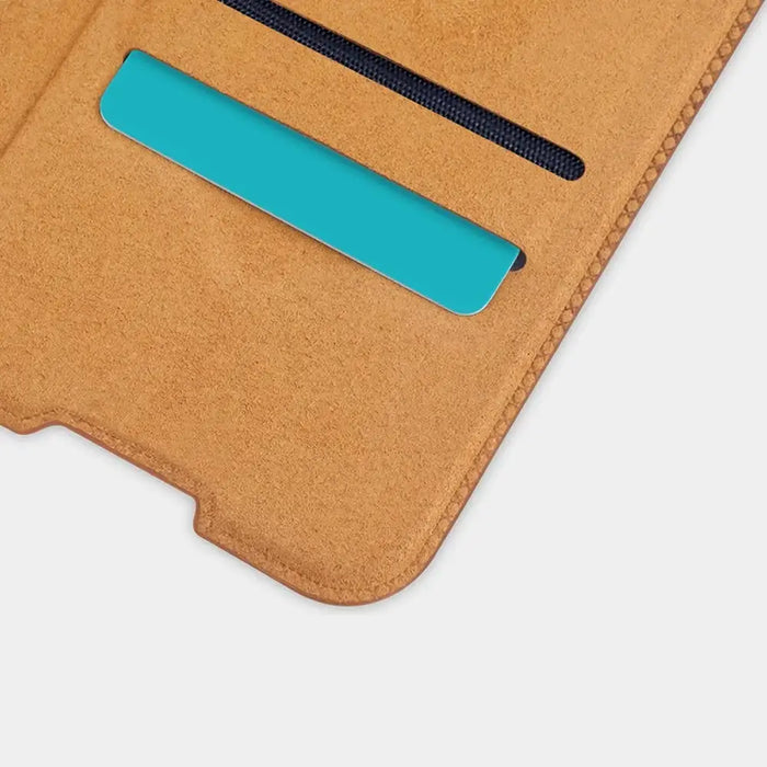 Nillkin Qin leather holster case for Xiaomi Redmi Note 9T 5G black - Cell phone cases and covers<<<HurtelXML