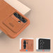Nillkin Qin Leather Pro Case Case for Samsung Galaxy A54 5G Flip Cover Camera Protector Black - Cell phone cases