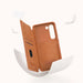 Nillkin Qin Leather Pro Case Case for Samsung Galaxy S23+ Cover with Flip Camera Protector Brown - Cell phone cases