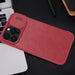 Nillkin Qin Leather Pro Case iPhone 14 Pro Camera Cover Holster Cover Flip Case Brown - Cell phone cases
