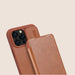 Nillkin Qin Leather Pro Case iPhone 14 Pro Camera Cover Holster Cover Flip Case Brown - Cell phone cases