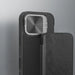 Nillkin Qin Prop Leather Case with Camera Cover and Stand for iPhone 16 Pro Max - Black - Cell phone cases