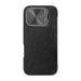 Nillkin Qin Prop Leather iPhone 16 Case (black) - Protective cases for smartphones<<<Cases<<<GSM
