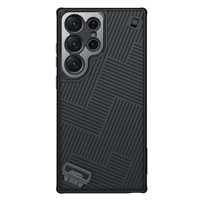 Nillkin Strap Case Case for Samsung Galaxy S23 Ultra Armored Cover with Wrist Strap Black - Cell phone cases