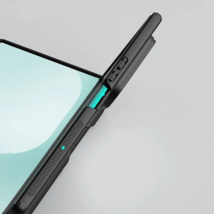 Nillkin Super Frosted Shield Fold Magnetic Case for Samsung Galaxy Z Fold 7 MagSafe Compatible with S Pen Space - Black