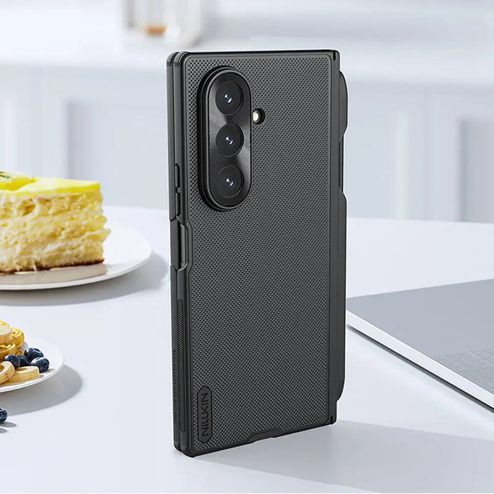 Nillkin Super Frosted Shield Fold Magnetic Case for Samsung Galaxy Z Fold 7 MagSafe Compatible with S Pen Space - Black