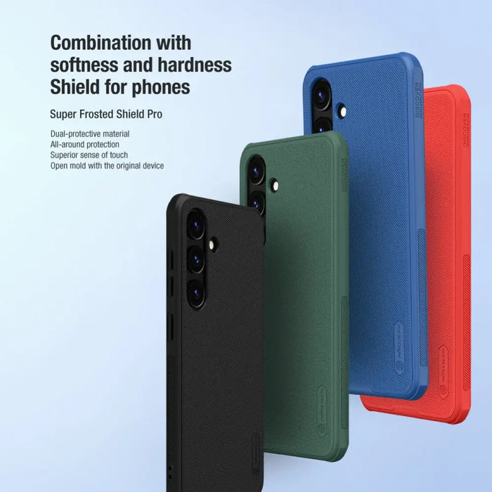 Nillkin Super Frosted Shield Pro armored case for Samsung Galaxy S24+ - green - Cell phone cases and covers<<<HurtelXML