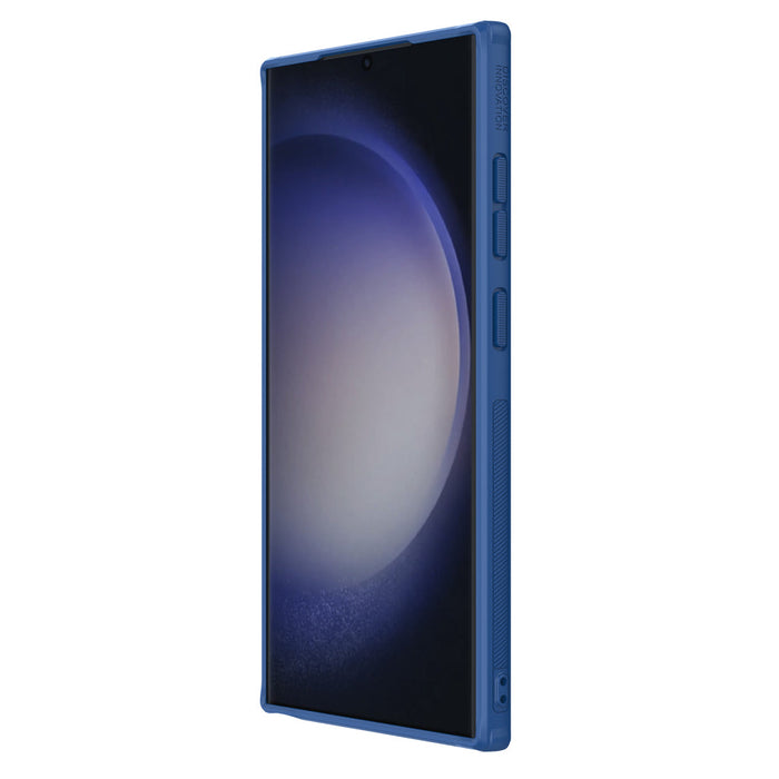 Nillkin Super Frosted Shield Pro armored case for Samsung Galaxy S24 Ultra - blue - Cell phone cases