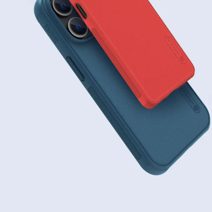 Nillkin Super Frosted Shield Pro case for iPhone 14 Pro back cover blue - Cell phone cases and covers<<<HurtelXML