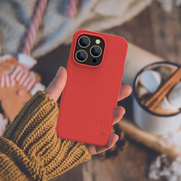 Nillkin Super Frosted Shield Pro case for iPhone 14 Pro Max back cover red - Cell phone cases and covers<<<HurtelXML