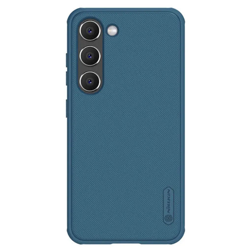 Nillkin Super Frosted Shield Pro case for Samsung Galaxy S23+ armored cover + phone stand blue - Cell phone cases
