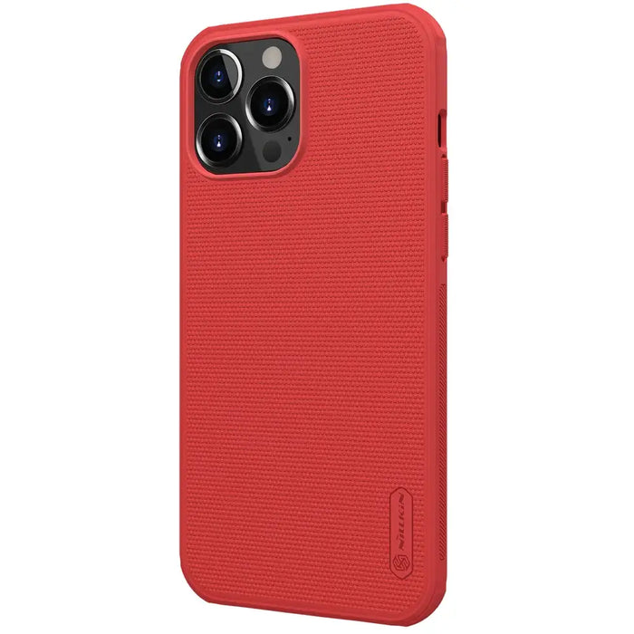 Nillkin Super Frosted Shield Pro durable case cover for iPhone 13 Pro Max red - Cell phone cases and covers<<<HurtelXML