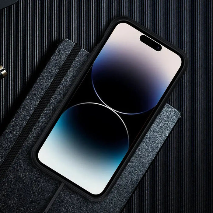 Nillkin Super Frosted Shield Pro Magnetic Case for iPhone 14 Pro Max with MagSafe magnetic black - Cell phone cases