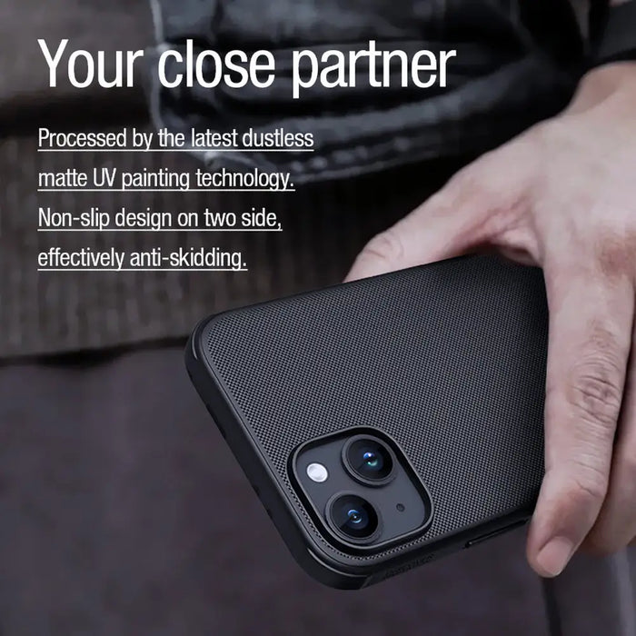 Nillkin Super Frosted Shield Pro Magnetic Case for iPhone 15 - black - Cell phone cases and covers<<<HurtelXML