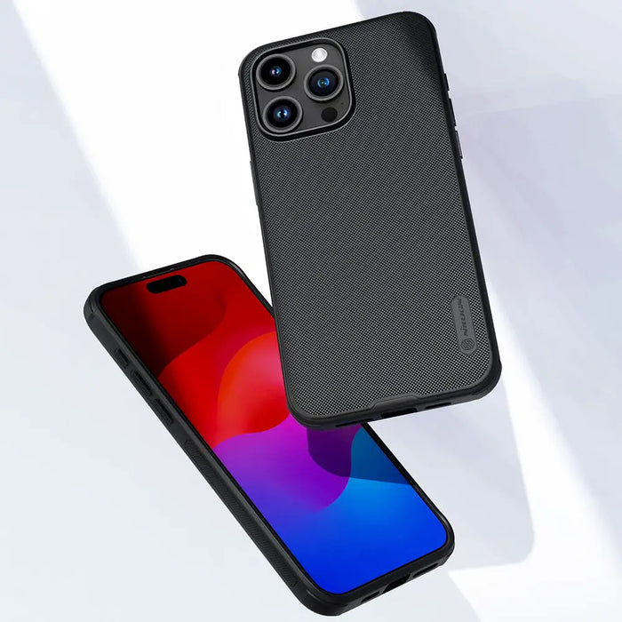 Nillkin Super Frosted Shield Pro Magnetic Case for iPhone 15 Pro Max - black - Cell phone cases and covers<<<HurtelXML