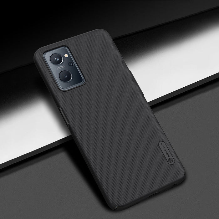 Nillkin Super Frosted Shield reinforced case cover for Realme 9i black - Cell phone cases and covers<<<HurtelXML