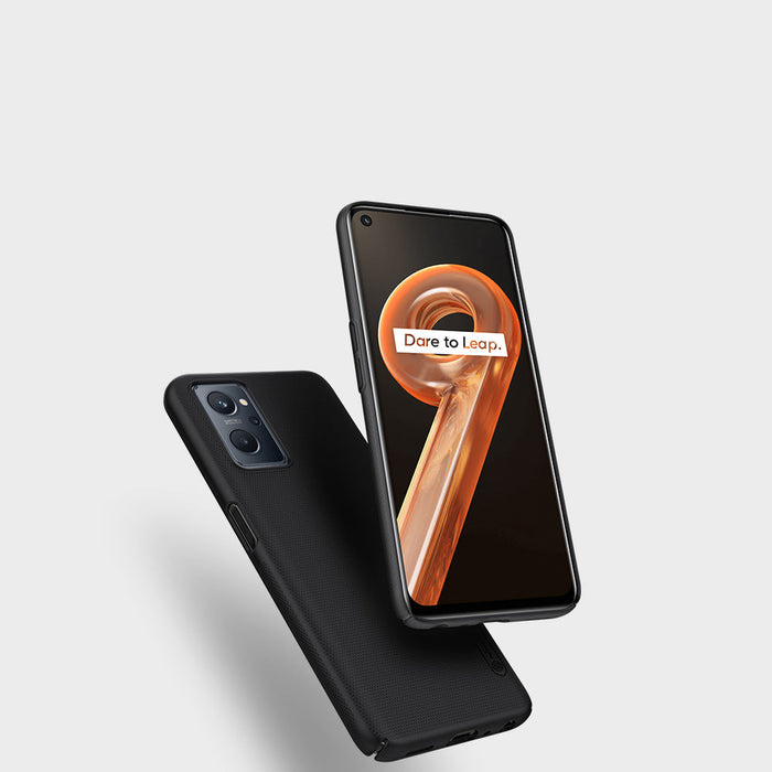 Nillkin Super Frosted Shield reinforced case cover for Realme 9i black - Cell phone cases and covers<<<HurtelXML