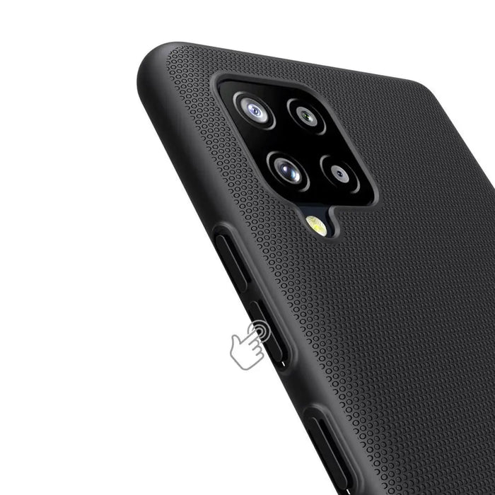 Nillkin Super Frosted Shield reinforced case cover for Samsung Galaxy A42 5G black - Cell phone cases