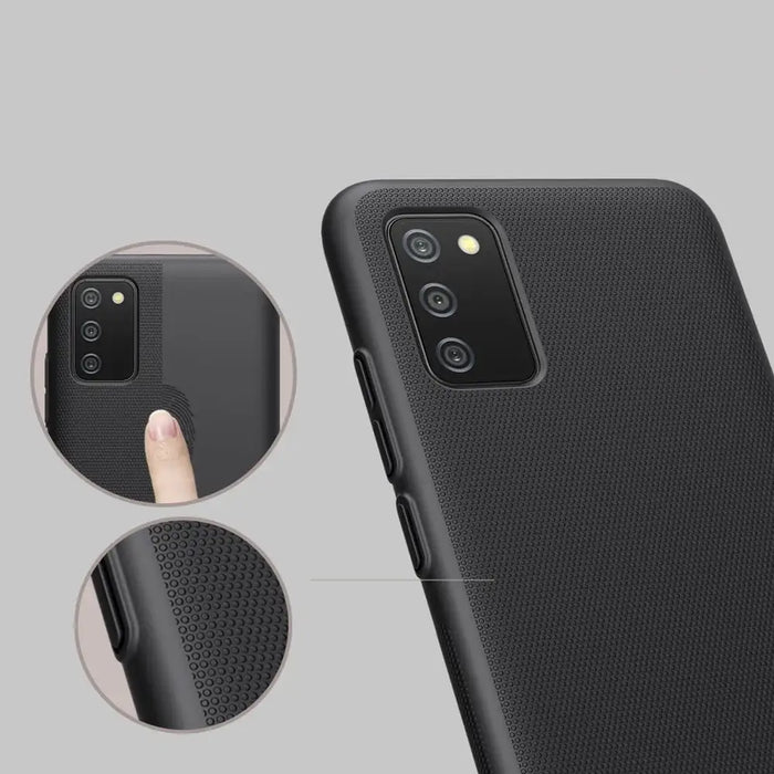 Nillkin Super Frosted Shield reinforced case cover for Samsung Galaxy A02s EU black - Cell phone cases