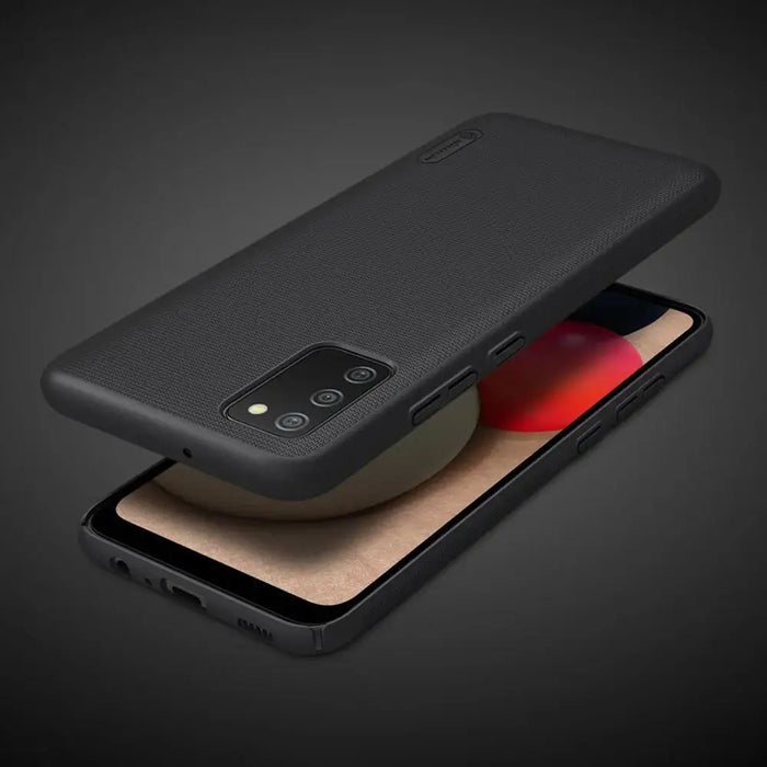 Nillkin Super Frosted Shield reinforced case cover for Samsung Galaxy A02s EU black - Cell phone cases