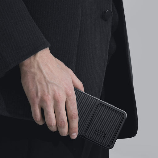 Nillkin Synthetic Fiber S Case for Samsung Galaxy S23+ camera cover black - Cell phone cases and covers<<<HurtelXML