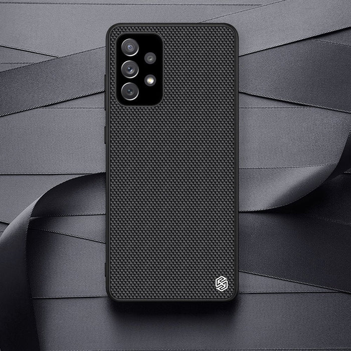 Nillkin Textured Case durable reinforced case with gel frame and nylon back for Samsung Galaxy A72 4G black - Cell