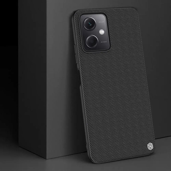 Nillkin Textured Case for Xiaomi Redmi Note 12 5G / Poco X5 5G Reinforced Nylon Cover Black - Cell phone cases