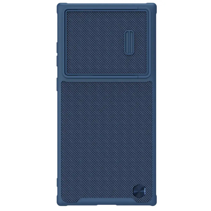Nillkin Textured S Case for Samsung Galaxy S22 Ultra armored cover with camera cover blue - Cell phone cases
