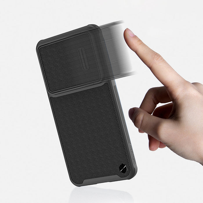 Nillkin Textured S Case for Samsung Galaxy S23 armored cover with camera cover black - Cell phone cases