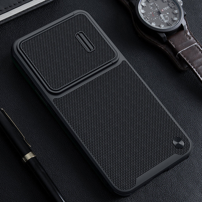 Nillkin Textured S Case for Samsung Galaxy S23 armored cover with camera cover black - Cell phone cases