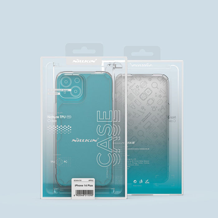 Nillkin Nature Pro iPhone 14 Plus case, armored cover, blue cover