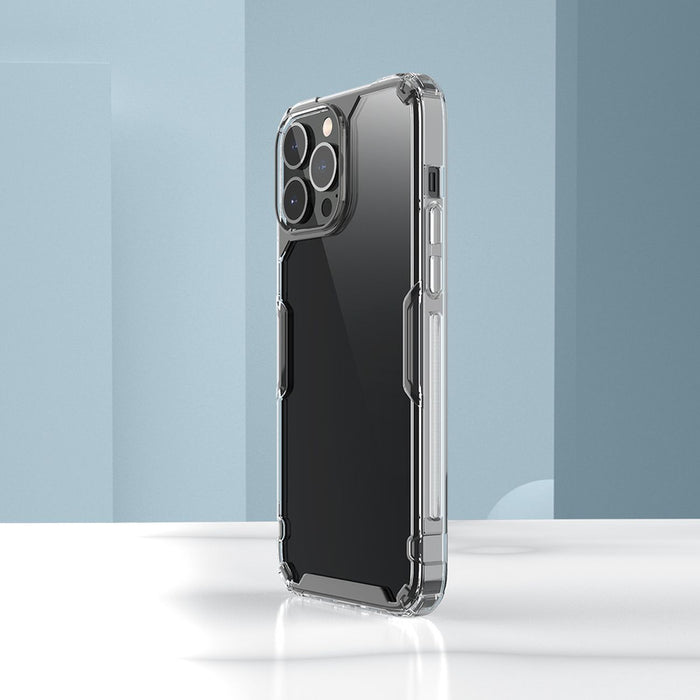 Nillkin Nature Pro case iPhone 14 Pro Max armored cover blue