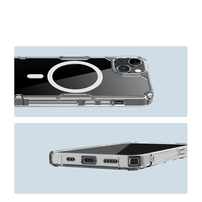 Nillkin Nature Pro Magnetic Case iPhone 14 Plus magnetic case MagSafe blue