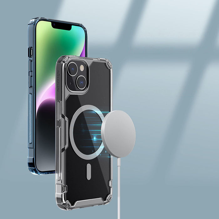 Nillkin Nature Pro Magnetic Case iPhone 14 Plus magnetic case MagSafe blue