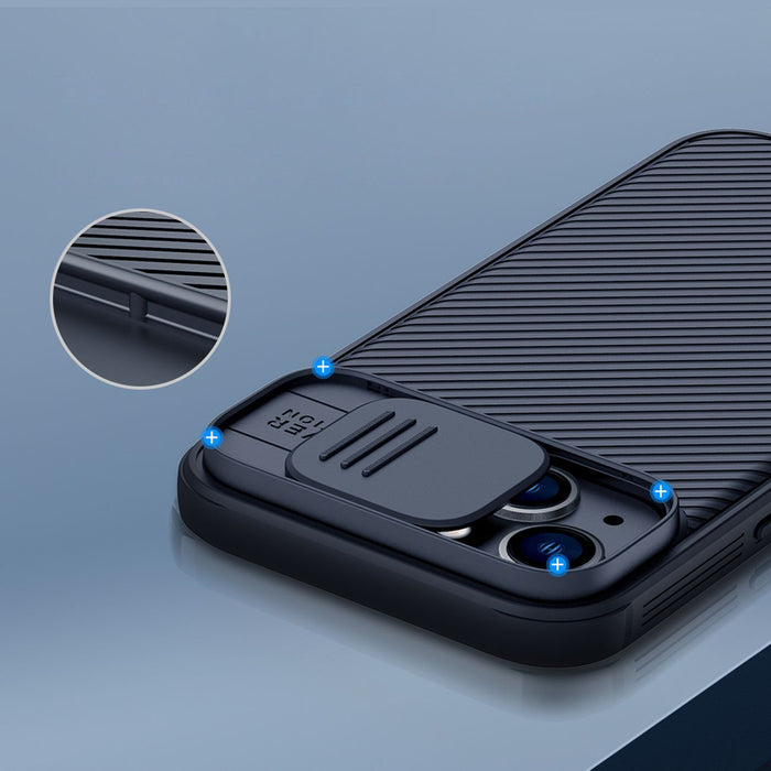 Nillkin CamShield Pro Magnetic Case iPhone 14 Plus Cover Camera Protector Black (with MagSafe)