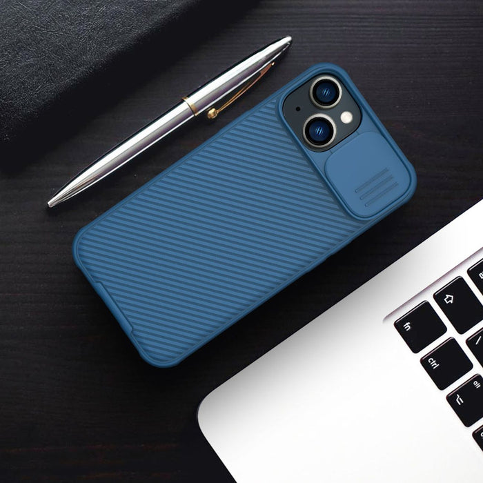 Nillkin CamShield Pro Case iPhone 14 Plus Armored Cover Camera Protector Green