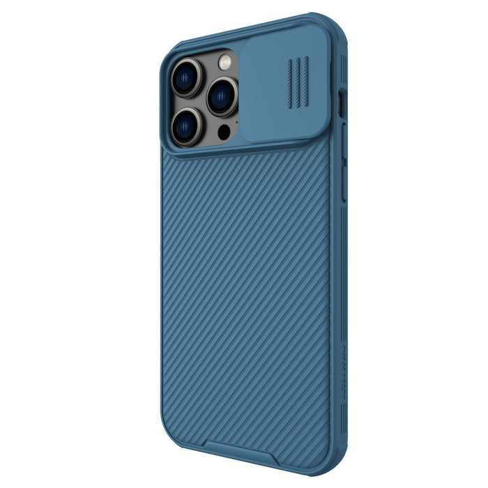 Nillkin CamShield Pro Case iPhone 14 Pro Max Armored Cover Camera Protector Blue