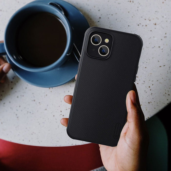 Nillkin Super Frosted Shield Pro case for iPhone 14 Plus back cover blue