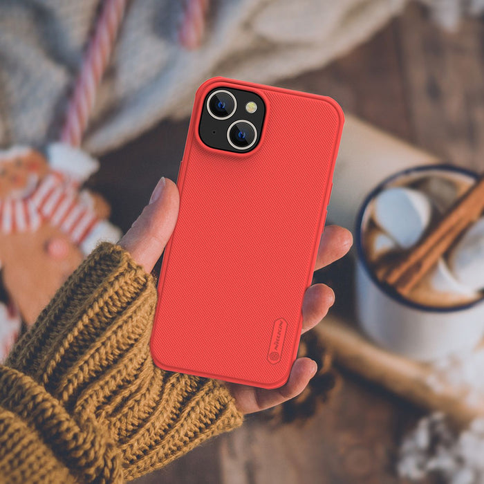 Nillkin Super Frosted Shield Pro case for iPhone 14 Plus, back cover, red