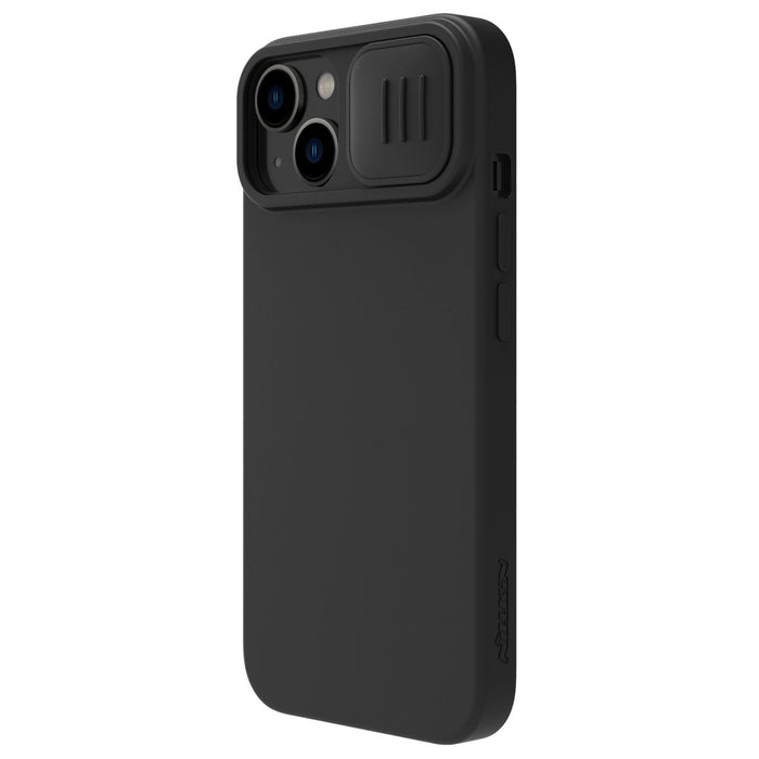 Nillkin CamShield Silky Silicone Case iPhone 14 Plus Case with Camera Protector Black