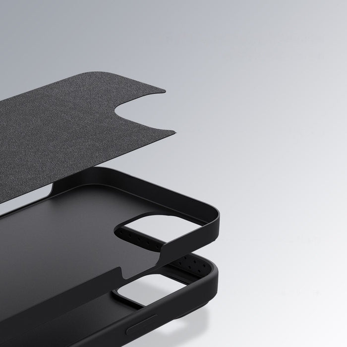 Nillkin CamShield Silky Silicone Case iPhone 14 Plus case with camera cover green