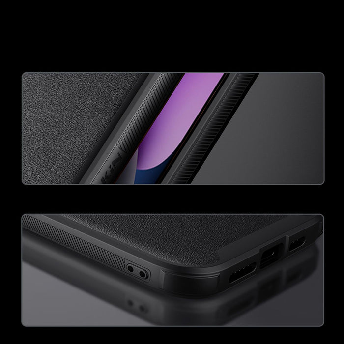 Nillkin CamShield Leather S Case iPhone 14 case cover with camera cover black