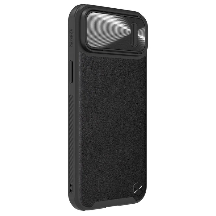 Nillkin CamShield Leather S Case iPhone 14 case cover with camera cover black