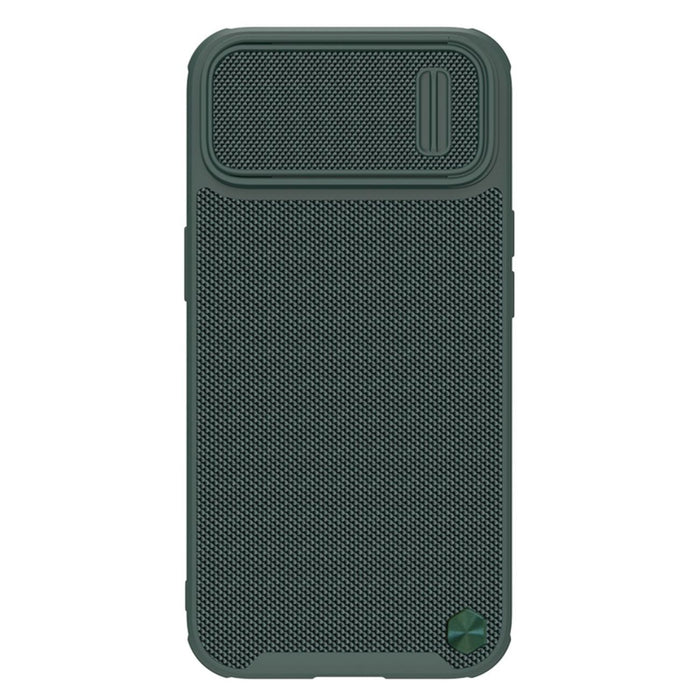 Nillkin Textured S Case for iPhone 14, armored cover with camera cover, green
