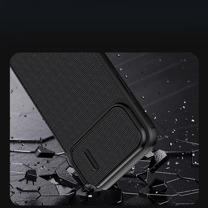 Nillkin Textured S Case iPhone 14 Pro armored cover with camera cover, black