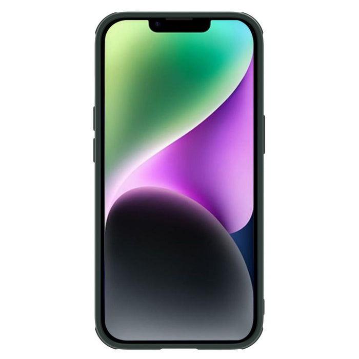 Nillkin Textured S Case iPhone 14 Plus armored cover with camera cover green