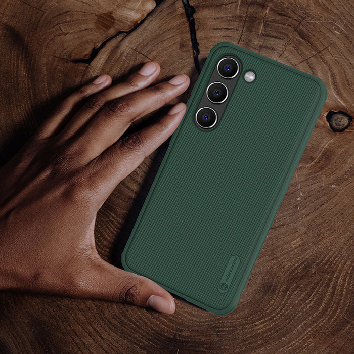 Nillkin Super Frosted Shield Pro case for Samsung Galaxy S23+ armored cover + phone stand red