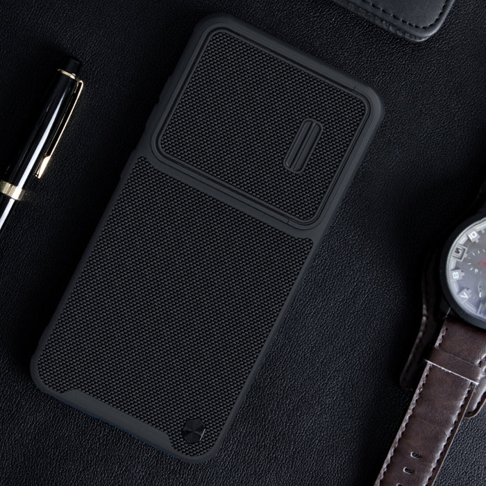 Nillkin Textured S Case for Samsung Galaxy S23+ armored cover with camera cover black